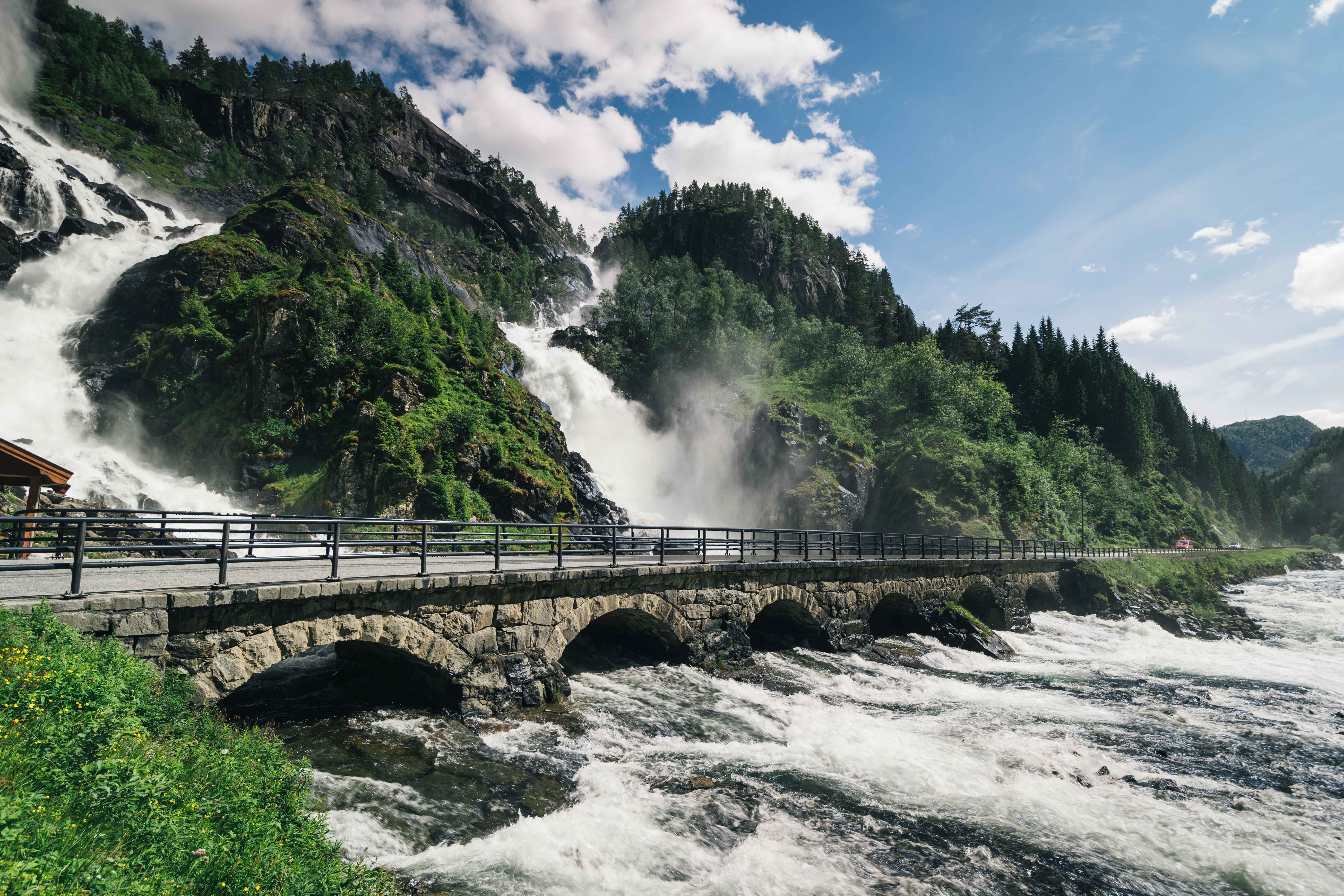 Norwegian fjord landscape