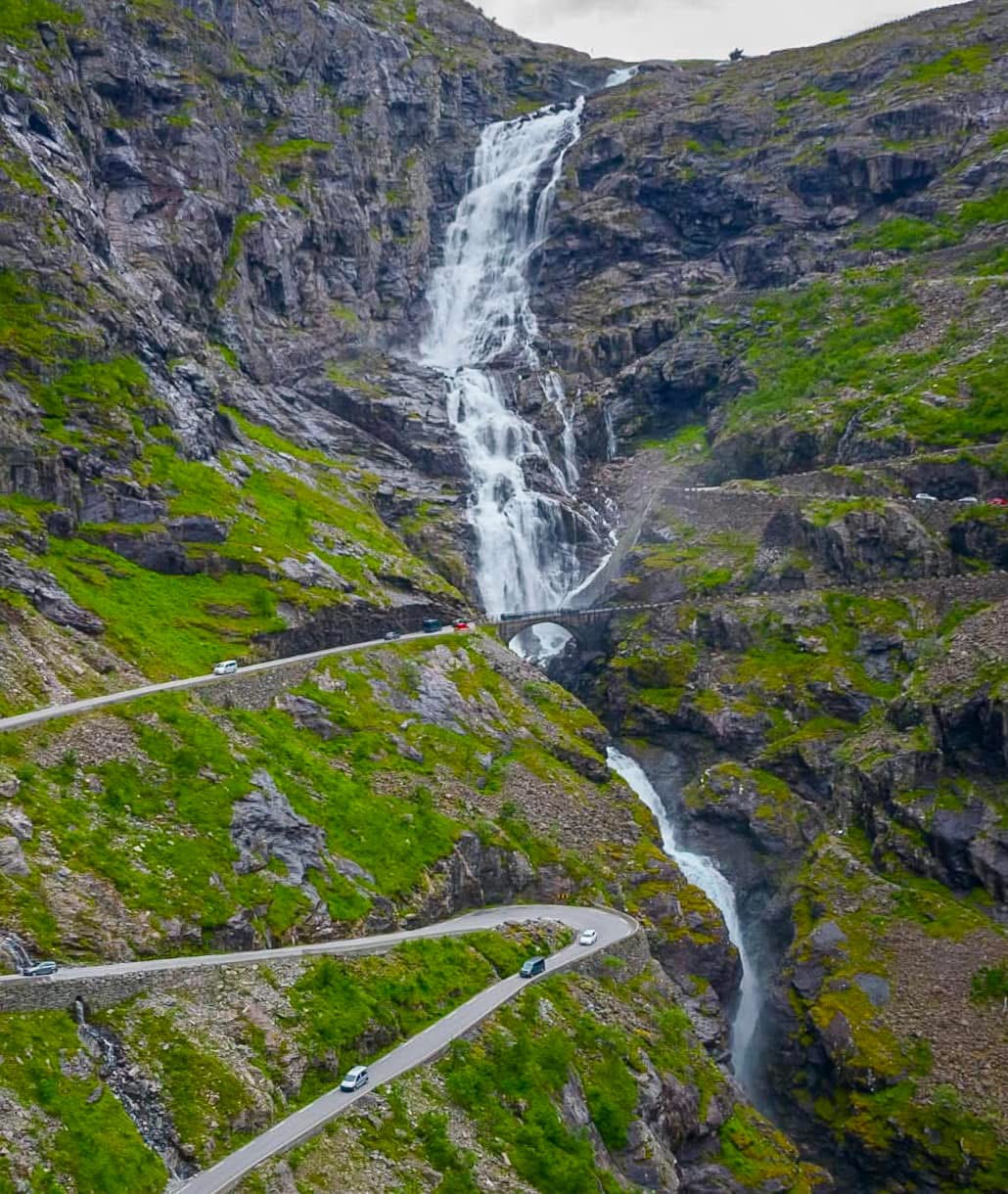 Norway mountain scenic road